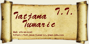 Tatjana Tumarić vizit kartica